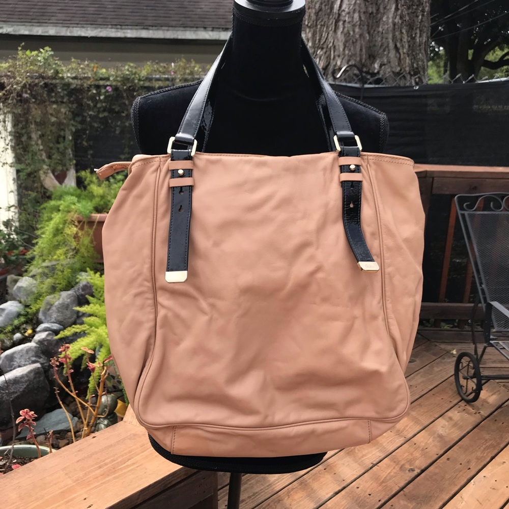 Cole Haan leather blush pink tote bag